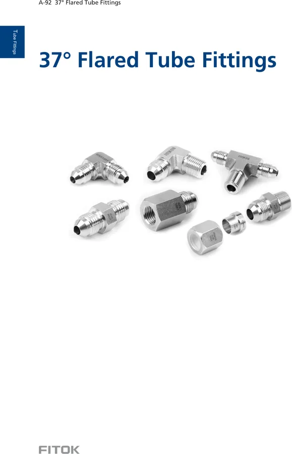 37° Flared Tube Fittings