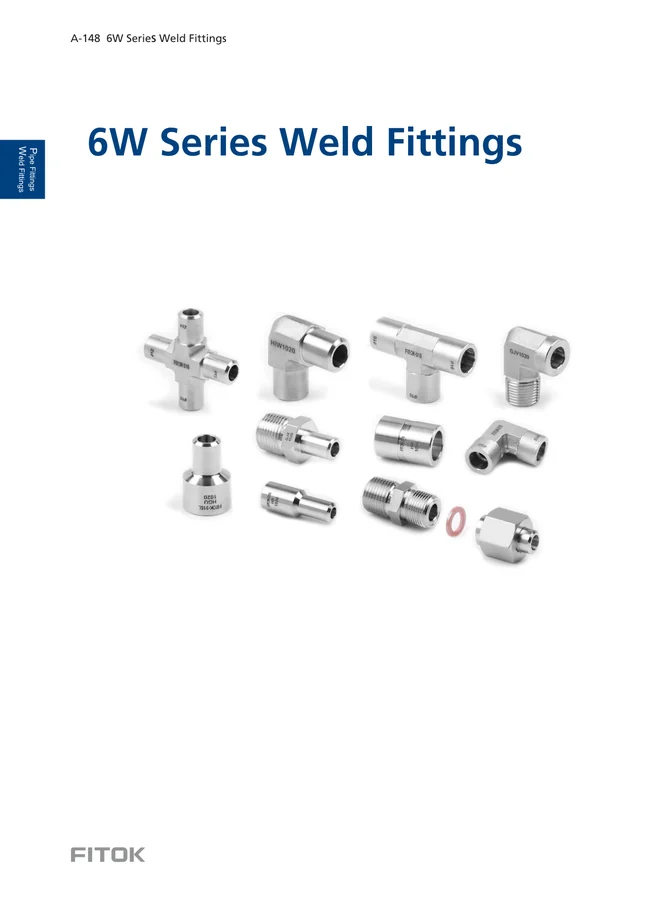 Weld Fittings, 6W Series