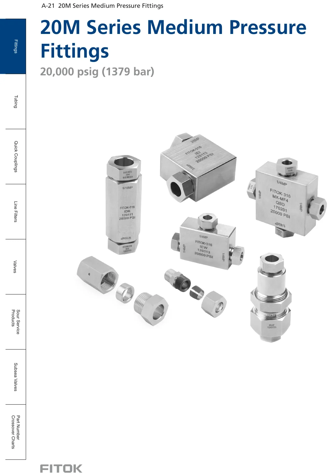 20M Series Medium Pressure Fittings
