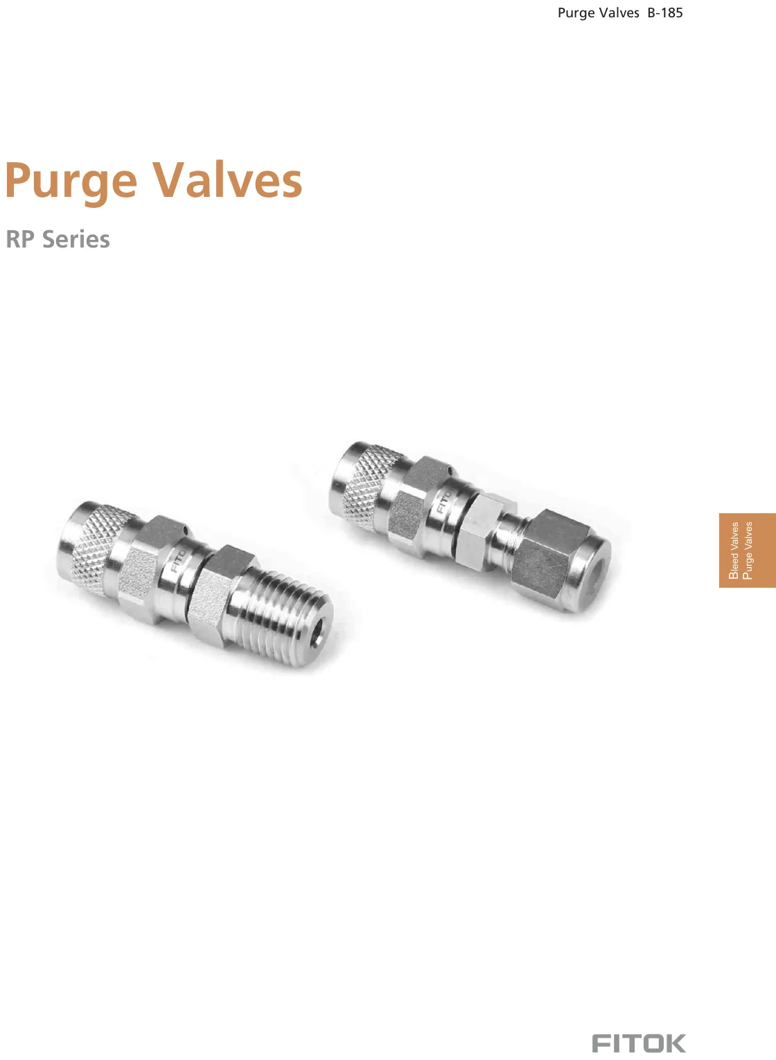 Purge Valves, RP Series