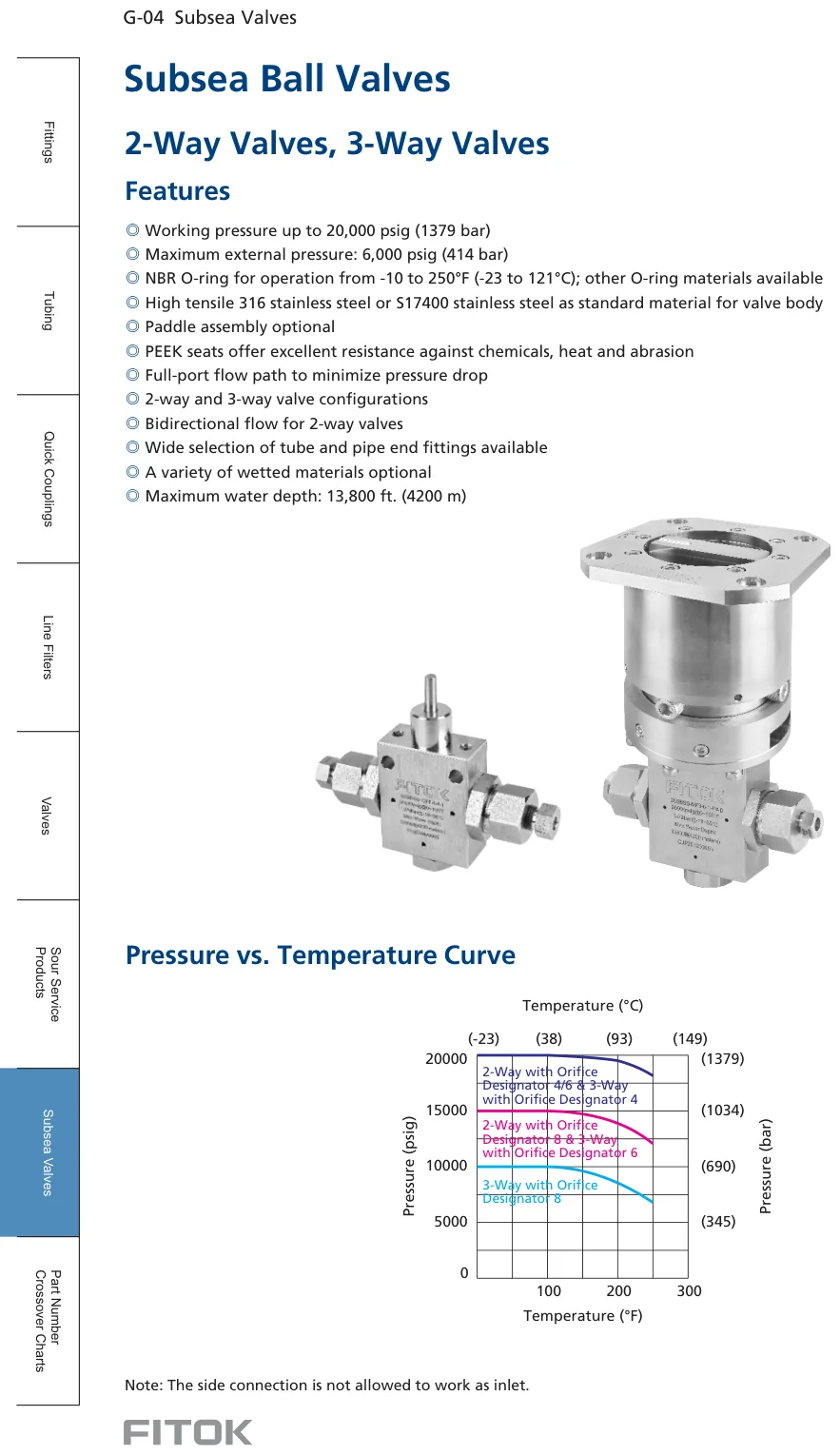 Subsea Ball Valves, 10SB, 15SB, and 20SB Series